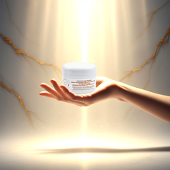 Vingt-Neuf Nourishing Body Cream applied to skin for deep hydration and softness