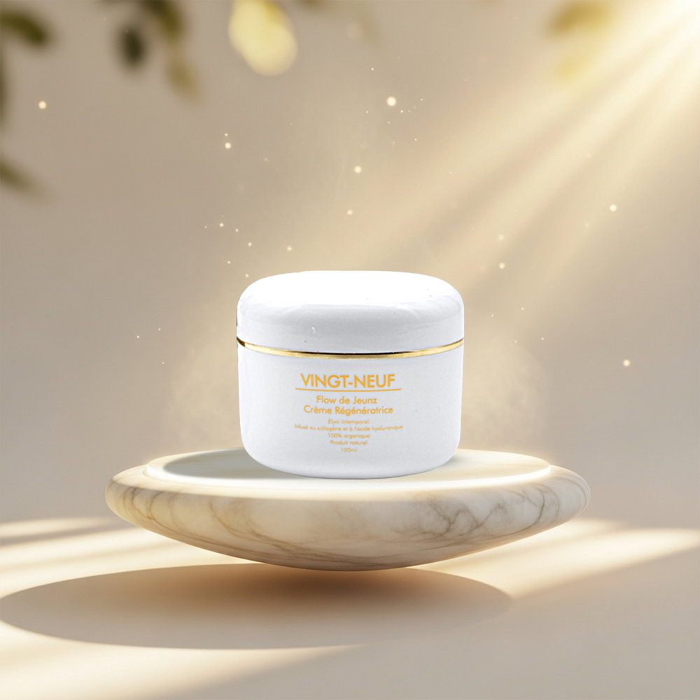 Vingt-Neuf Retinol Face Cream 100ml placed in elegant lifestyle setting for evening skincare routine